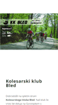 Mobile Screenshot of kolesarskiklub.bled.si